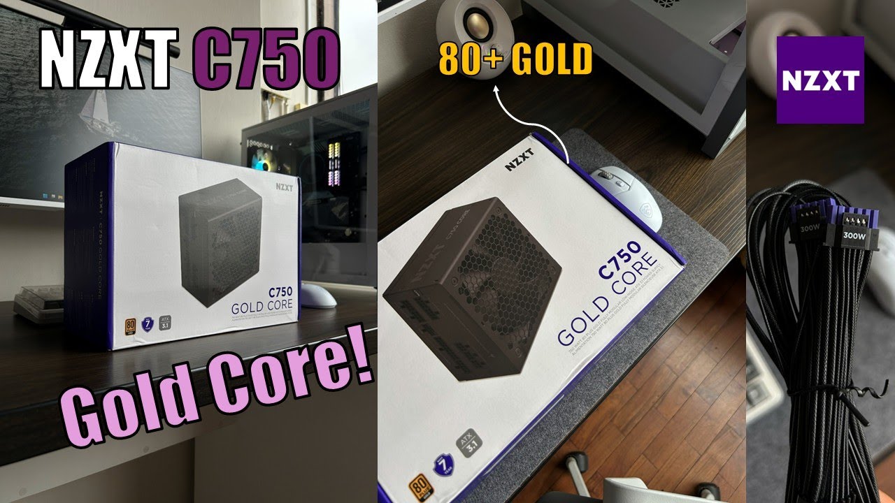 Fuente de poder NZXT C750 GOLD CORE (2025) Neww Drop! 📦Review en español