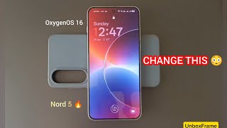 CHANGE THESE OxygenOS 16 Settings 😳 | OnePlus Nord 5 Customization
