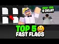 Top 5 FAST FLAGS After Patch for ROBLOX 🔥 | Best FPS BOOST & Ping Fix 2025 🔧✅