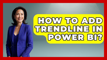 How To Add Trendline In Power BI? - The Friendly Statistician