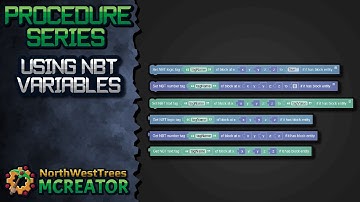 NBT Variables | MCreator Procedure Series