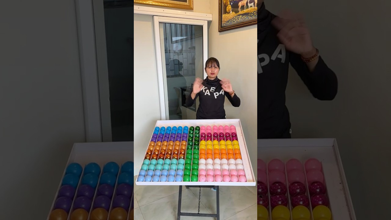 How Fast Can You Sort? Color Balls Puzzle Challenge