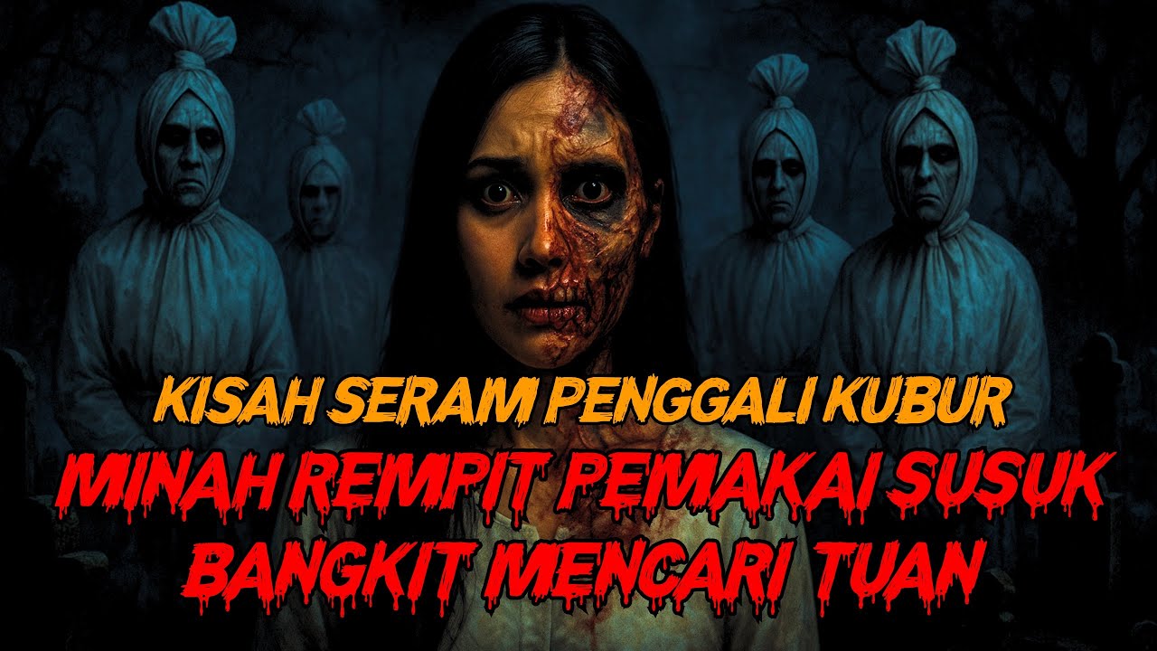KISAH SERAM | JENAZAH WANITA PEMAKAI SUSUK | PENGGALI KUBUR DIGANGGU KHADAM SIHIR PENARIK‼️(PART 1)
