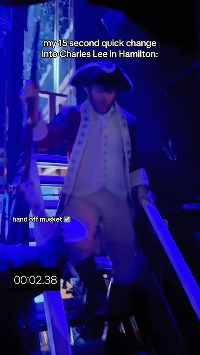 my 15 second quick change in Hamilton 😳 #broadway #actor #pov #backstage #musical #theatre