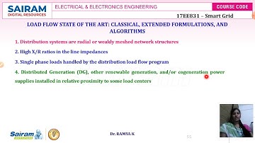 Lecture Video10_17EE831_Module-1_Performance Analysis Tools for Smart Grid Design_Ramya K