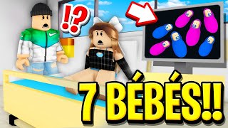 Brookhaven, Mais Ma FEMME est ENCEINTE de 7 BÉBÉS.. 👶😨 (Roblox)