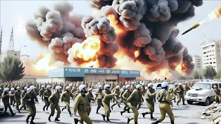 2 hours ago! A US stealth aircraft carrier was brutally destroyed by 9 Russian Yak-141 fighter jets!