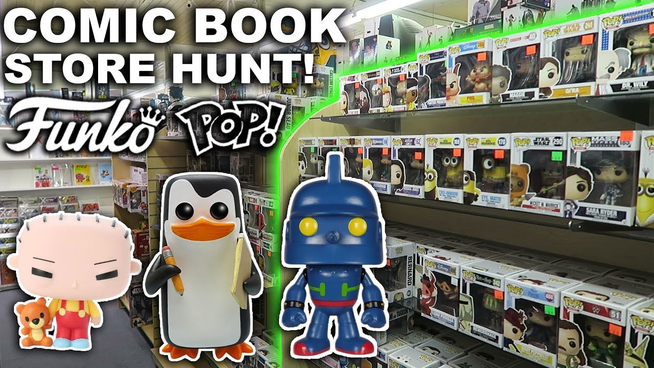 Comic Book Store Funko Pop Hunt! (Most Valuable, Oldest Pops) YouTube