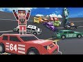 HUGE NASCAR CRASH & TRACK BUILD! - Tiny Town VR Gameplay - Oculus VR Game
