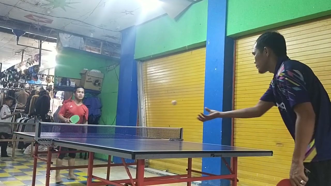 Giat latihan tenis meja untuk sehat dan bugar Tolitoli di PTM Plaza Tolitoli 