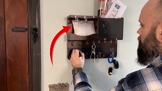 Farmhouse Rustic Mail Holder & Key Organizer | Wall Mounted Storage Basket by SLVRBCK TROOP 111 views 2 months ago 4 minutes, 4 seconds