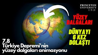 7.8'lik Türkiye depreminin yüzey dalgaları dünyayı 6 defa dolaştı