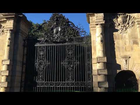 Large impressive gated entrance to Worksop Manor Sparken Hill Worksop Nottinghamshire