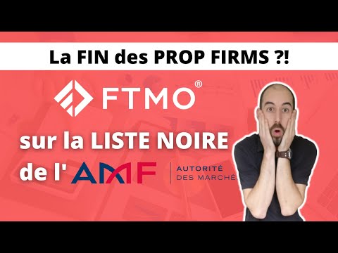 FTMO sur la liste noire de l'AMF ... Les props firms bientôt interdites ?!