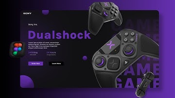 Gaming Console SONY PLAY STATION UI/UX Design in Figma | Step-by-Step Tutorial