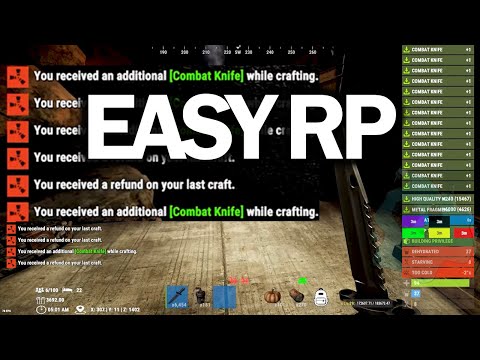 How To Get Easy RP in Rust (The Centre PVE 1x)