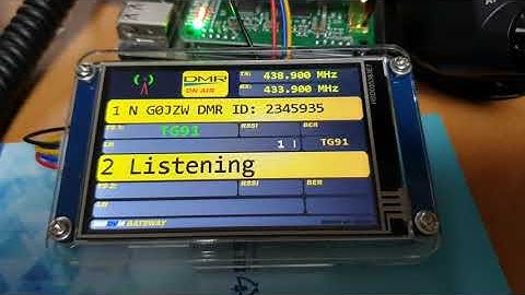 Nextion LCD DISPLAY on duplex hotspot by HL2KV