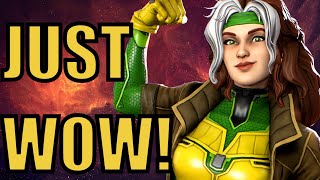 ROGUE IS AMAZING! Dark Dimension 5 Node 13 (Legendary 1)! MARVEL Strike Force