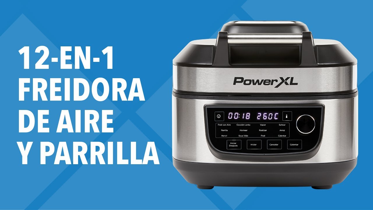 ▷ Power XL Olla Freidora de Aire con Parrilla 5.6 Litros, MFC-AF-6C-LA ©