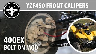 400EX - Upgrade to YZF450 Front Calipers - Easy DIY Upgrade/Mod for Your Honda by Legacy Craftworks 1,270 views 3 years ago 1 minute, 23 seconds