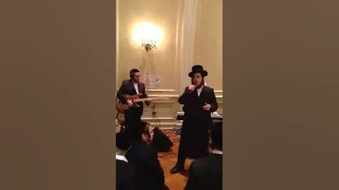 Aron Shloimy Katz rocking a wedding with Yanky briskman on