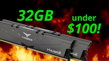 32GB RAM under $100 & Overclocking Tips On Ryzen - TeamGroup T-FORCE VULCAN Z DDR4 Memory Review