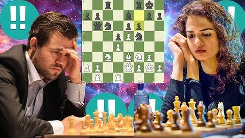 Wonderful chess game, Tania Sachdev vs Magnus Carlsen