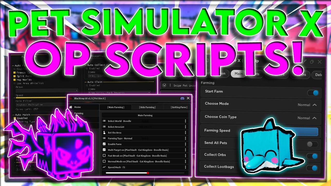 OP Pet Simulator X Script  Filled With Stunning Features
