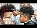 *FULL LENGTH* HAIRCUT TUTORIAL: MID DROP FADE | PUSH-BACK REPAIR