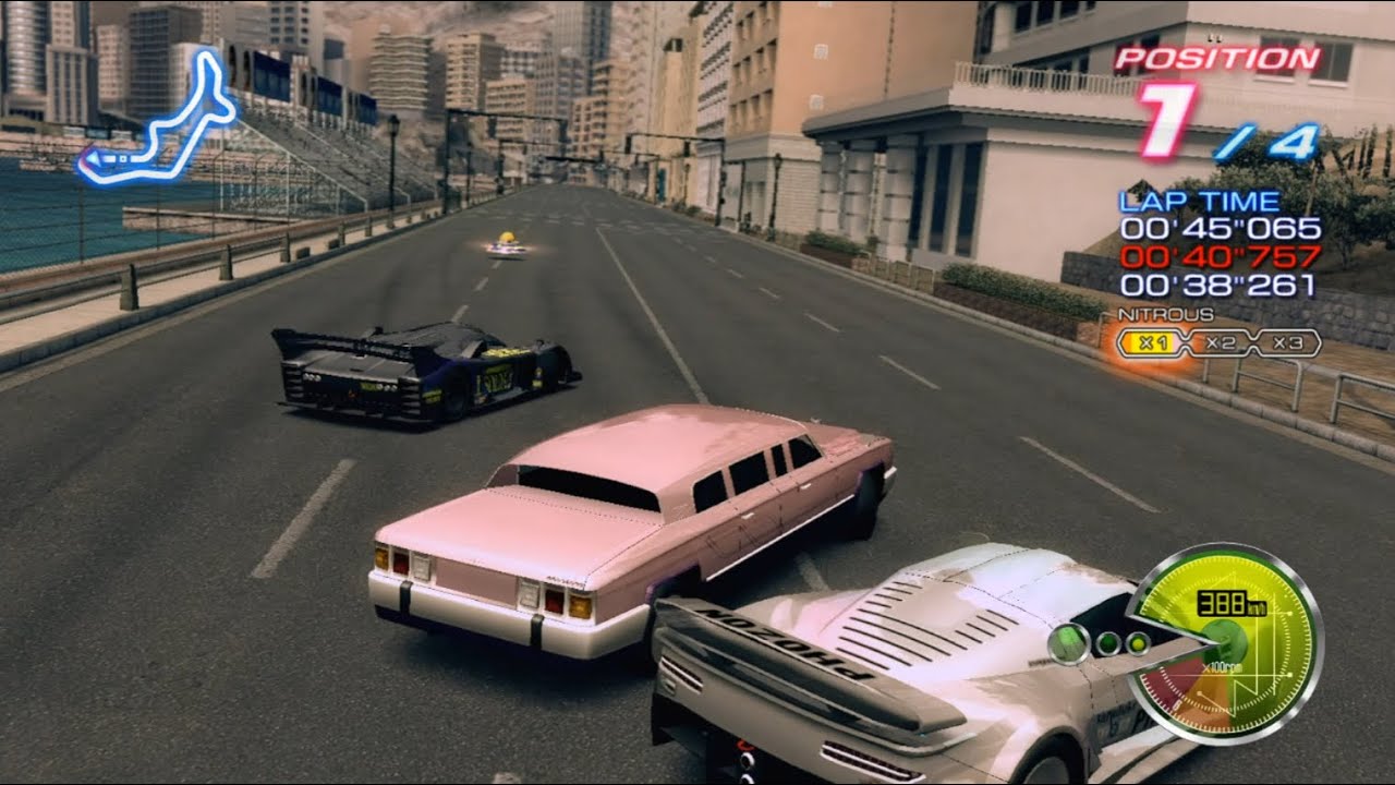 Ridge Racer 6 FINAL Route 04 (NAMCO Pac-Man) - YouTube