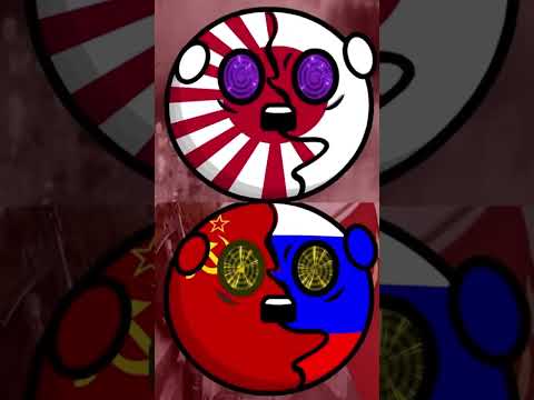 Russia and Japan are Going Crazy #countryballs