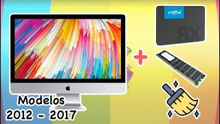 Actualiza Tu Imac 27 Modelos 2012 a 2017 | Cambio De Disco | Ram | Limpieza Paso a Paso | JxR