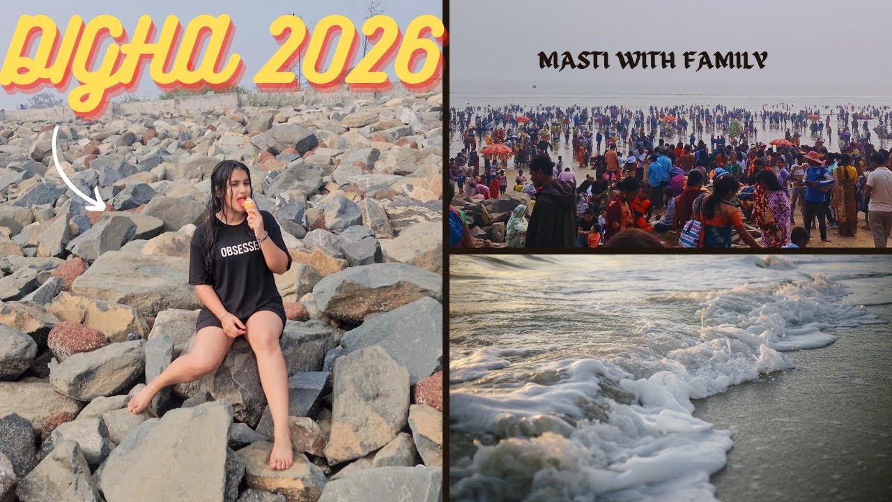 DIGHA 2026😍||FULL MASTI WITH  FAMILY🥰||DAY 1
