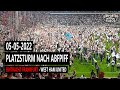 Platzsturm der Fans nach Abpfiff | Eintracht Frankfurt - West Ham United 1:0 | 05.05.2022