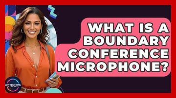 What Is A Boundary Conference Microphone? - Conventions Network
