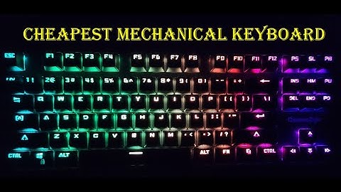 Cosmic Byte CB-GK-16 Firefly | UNBOXING AND OVERVIEW