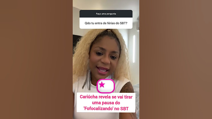 Cariúcha revela se vai tirar uma pausa do 'Fofocalizando' no SBT