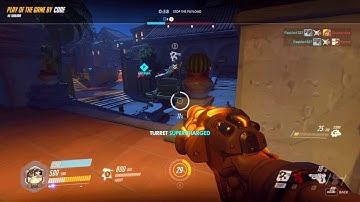 Overwatch: Torbjorn Quadruple Kill - TEAM KILL