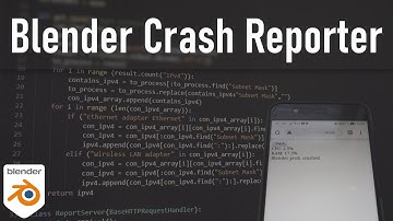Blender Crash Reporter [free Download] | English