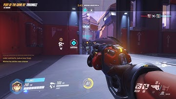[Overwatch] Amazing Torbjorn play of the game