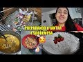 VLOG: PREPARANDO O NOSSO JANTAR E SOBREMESA | SOPA DE FEIJÃO COM CARNE E MERENGUE DE MORANGO