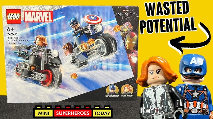 LEGO® Marvel 76260 Les Motos de Black Widow et de Captain America