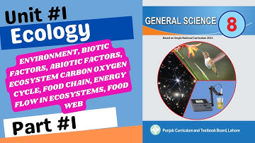 Class 8 new science book chapter 1 || part 1 || Ecology || Class 8 new general science book 2023