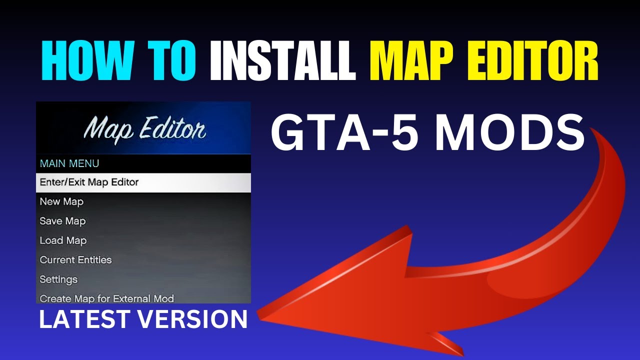 HOW TO INSTALL MAP EDITOR GTA 5 MODS PC LATEST VERSION 2024 HINDI/URDU ...