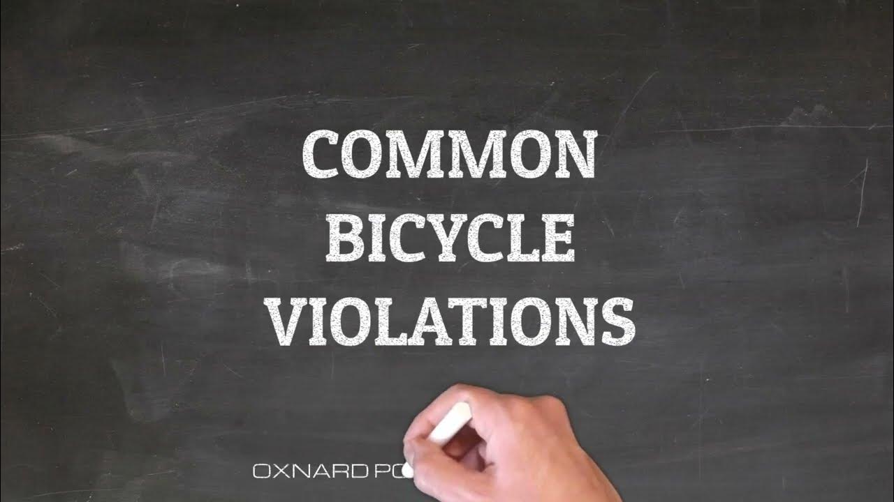 Bicycle Violations Fines & Fees YouTube