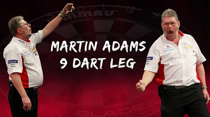 MARTIN ADAMS PERFECT 9 DART LEG | ONLINE DARTS LIV...