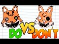 DOs & DON'Ts Drawing MR. STRIPES (Mr. Hopp's Playhouse 2) In 1 Minute CHALLENGE!