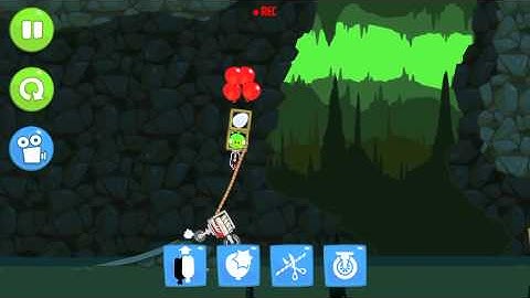 Bad Piggies Flight in the Night level 4-bonus 4  - 3 star walkthrough