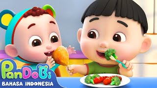 Jangan Hanya Makan Cemilan, Sayang | Lagu Kebiasaan Baik Anak | Super Pandobi Bahasa Indonesia