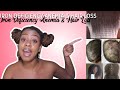 Iron Deficiency Hair Loss on Type 4 Natural Hair Before & After